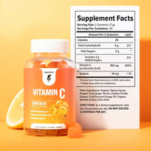Laden Sie das Bild in den Galerie-Viewer, Vitamin C Gummies Supplement Facts