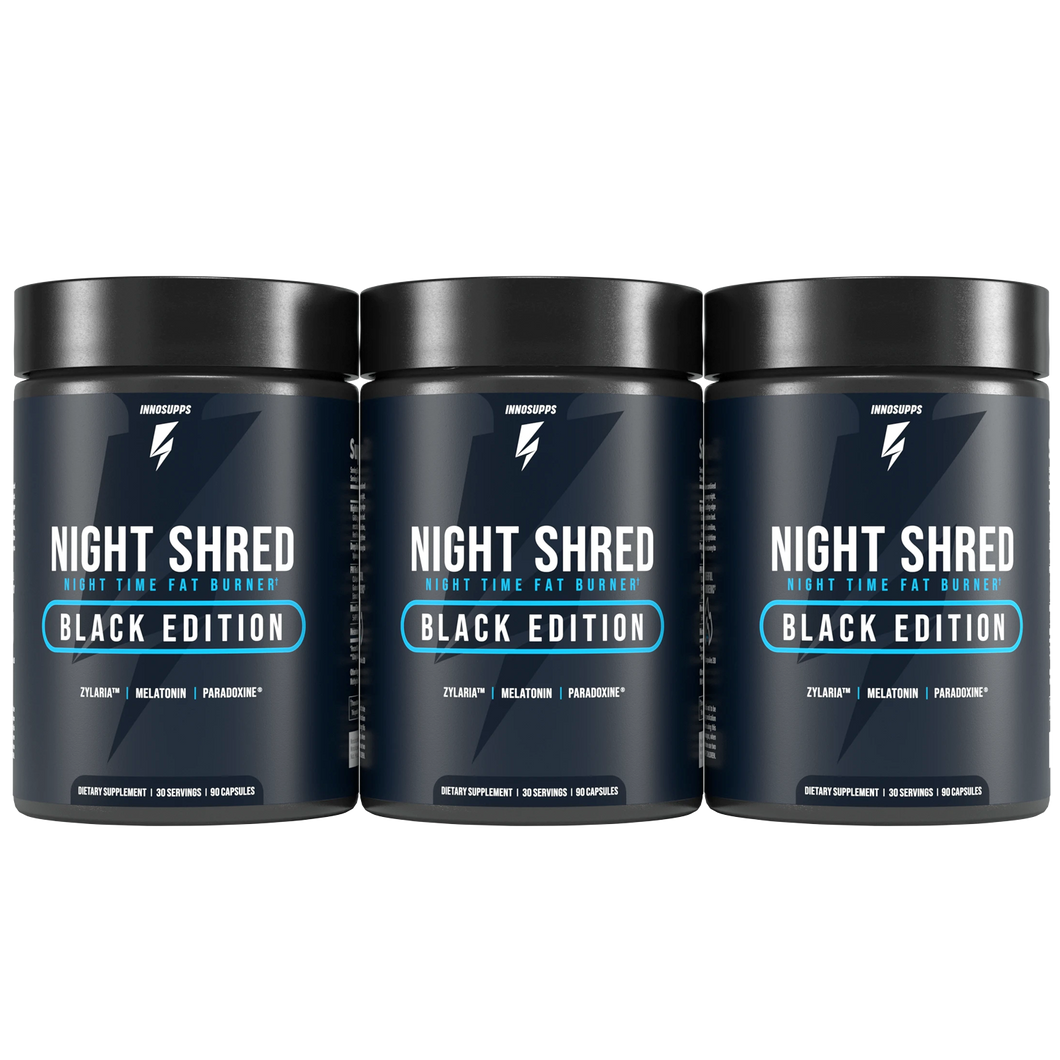 3 Bottles of Night Shred Black